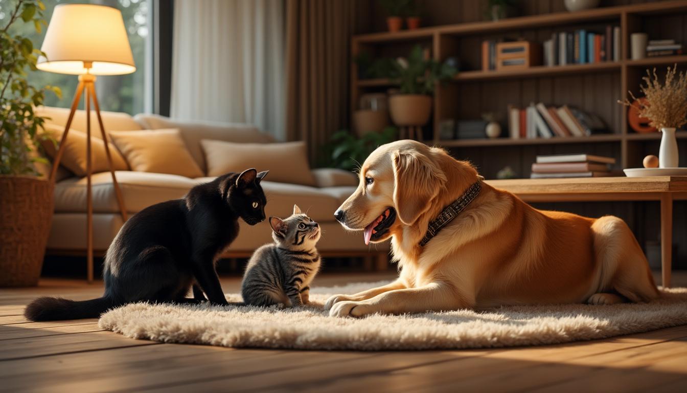découvrez comment la dynamique surprenante entre un chat noir et un golden retriever révèle des clés essentielles pour comprendre les relations amoureuses. plongez dans cet univers fascinant où l'harmonie entre des caractères opposés peut mener à une connexion profonde et enrichissante.