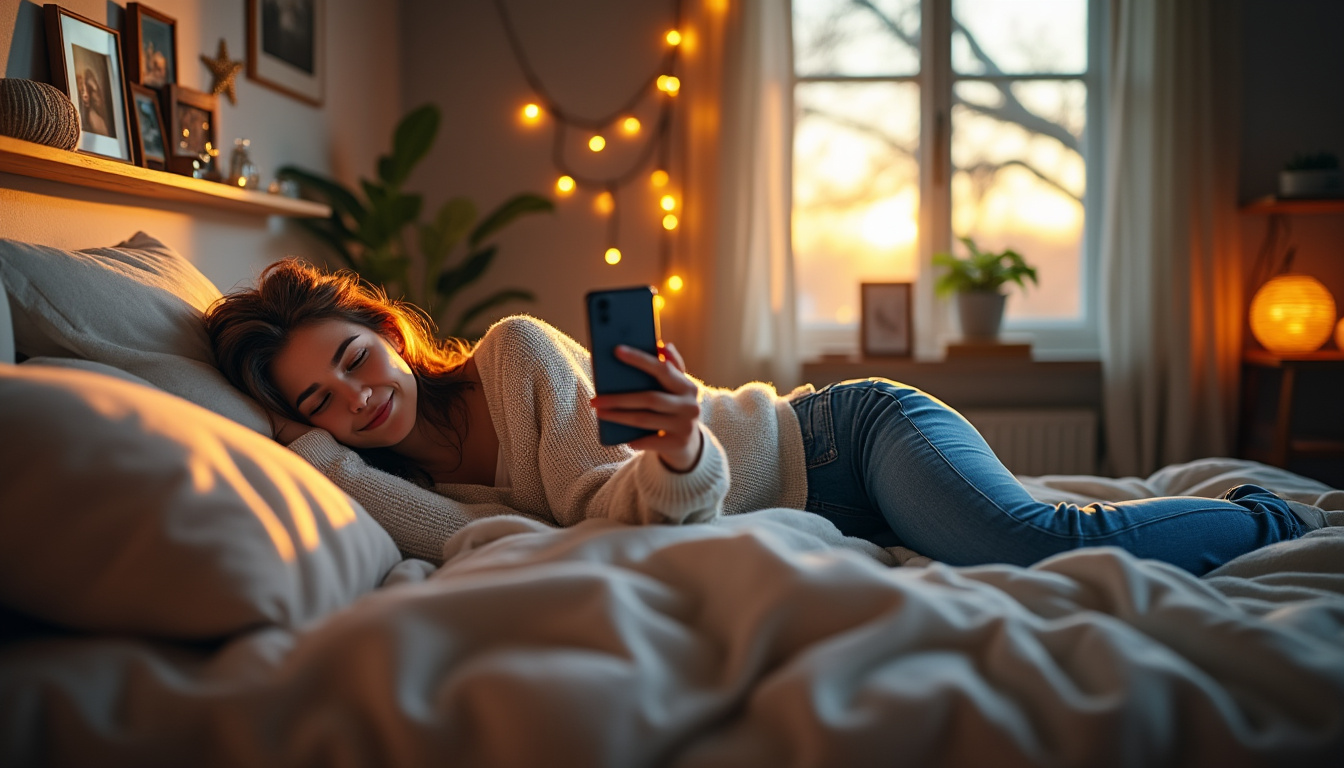 Découvrez la magie d’une bonne nuit mon amour à distance : image touchante