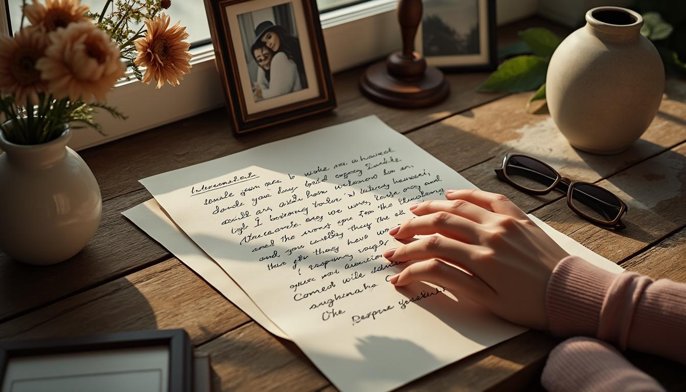 Les émotions derrière une lettre d’une femme blessée à son mari