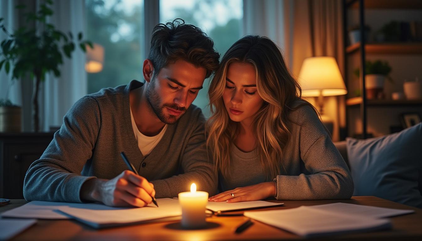 Comment rédiger une lettre d’un couple en crise pour apaiser les tensions