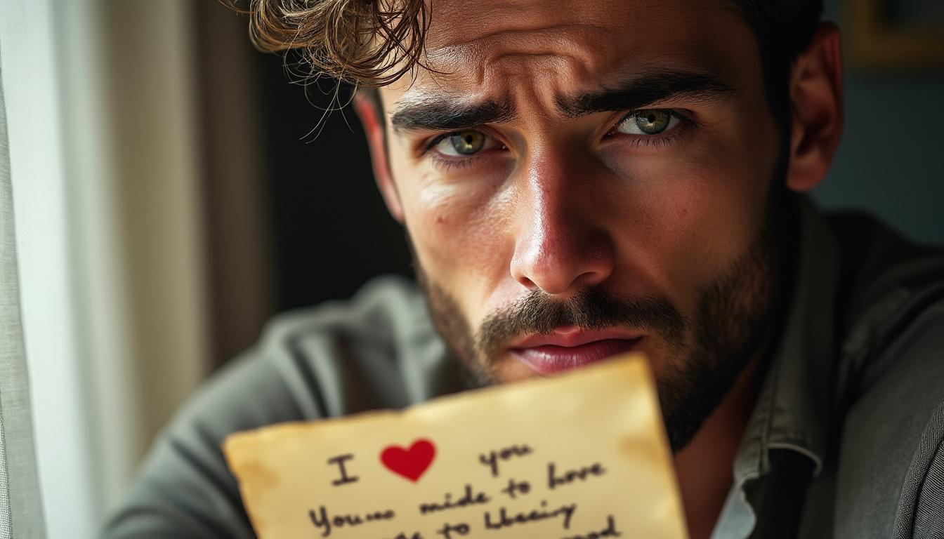 Les thèmes universels dans une lettre d’amour triste qui fait pleurer un homme