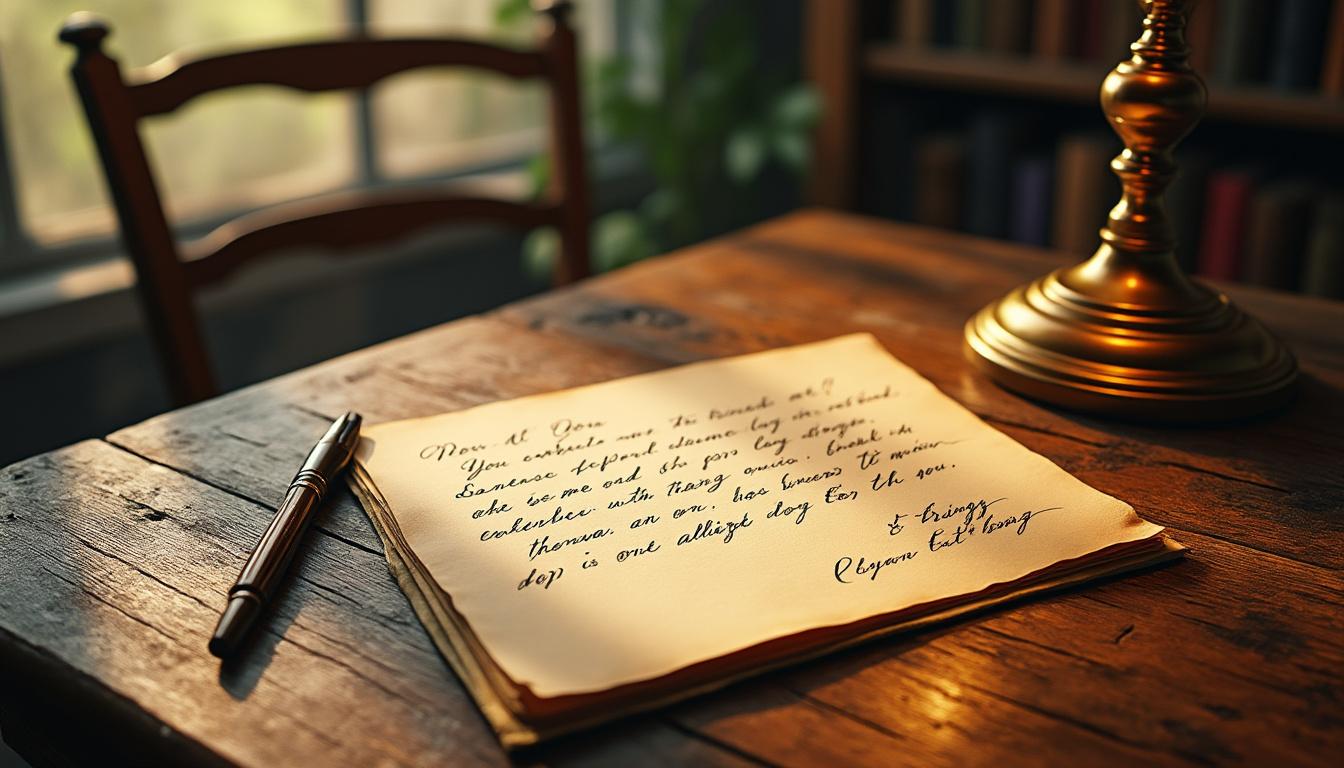 découvrez comment rédiger une lettre personnalisée pour reconquérir votre amour et raviver la flamme avec des conseils simples et efficaces.