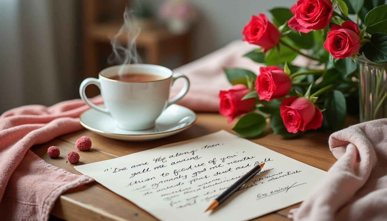 découvrez des exemples de lettres touchantes à écrire à votre amour malade pour lui offrir un soutien inconditionnel et réconfort émotionnel.