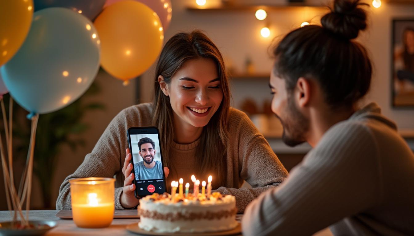 découvrez les meilleures surprises à préparer pour souhaiter un joyeux anniversaire à votre amour à distance et rendre ce jour inoubliable malgré la distance.