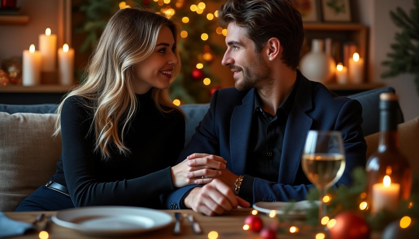 Nouvel An en amoureux à la maison : comment créer une ambiance magique