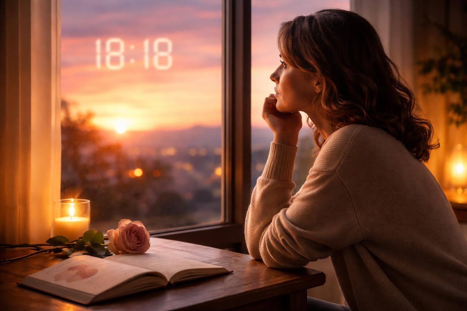 La signification en amour et célibataire de l&rsquo;heure miroir 18h18 révélée