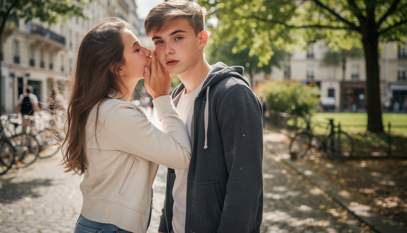 Que faire quand une fille te dit bisous ? Guide pour les garçons
